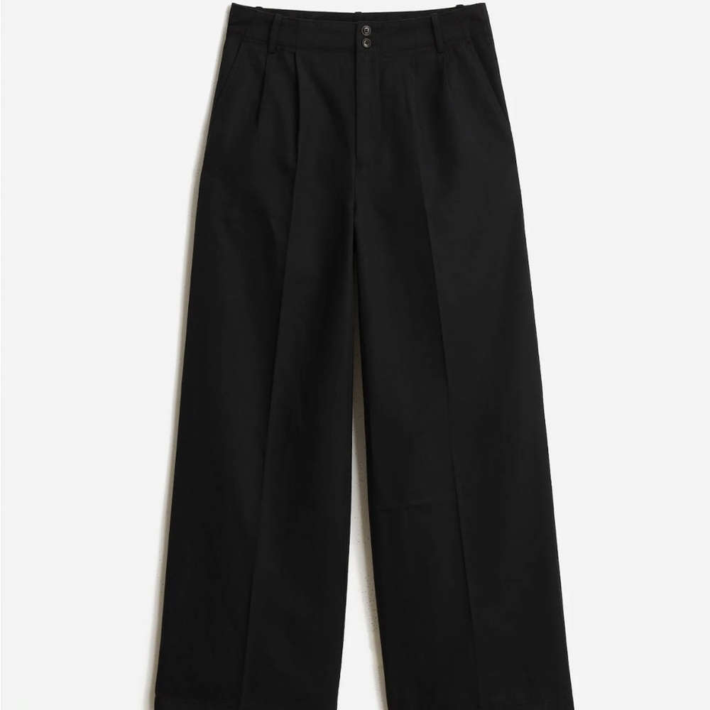 Madewell Harlow Wide-Leg Pant in Drapey Twill